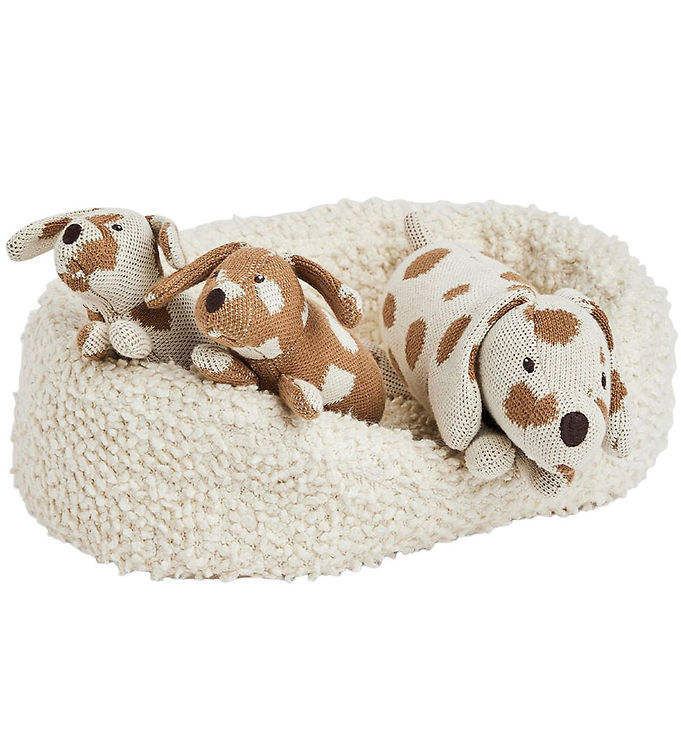 Smallstuff Bamser Med Hundekurv Nature 5712352098530