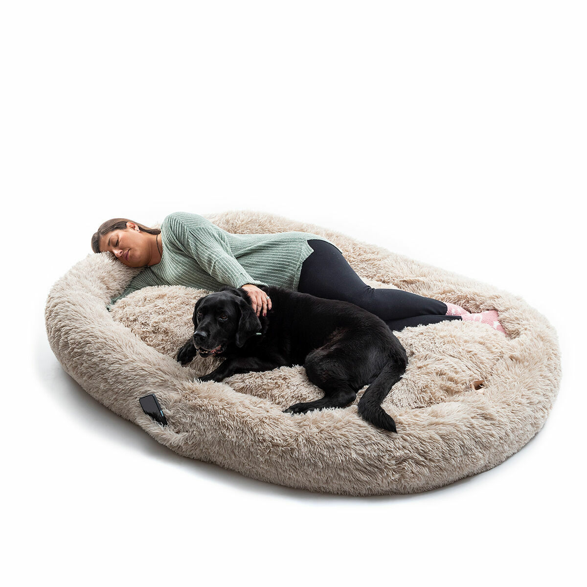 Hundeseng Til Mennesker  Human Dog Bed Innovagoods Beige 8435527826376